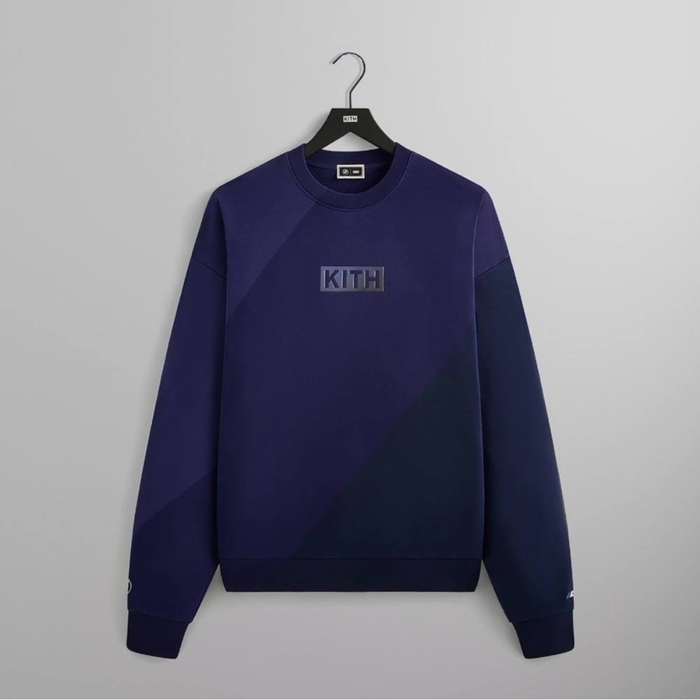 Kith x BMW Vintage Nelson Crewneck - Techno Violet - NWT